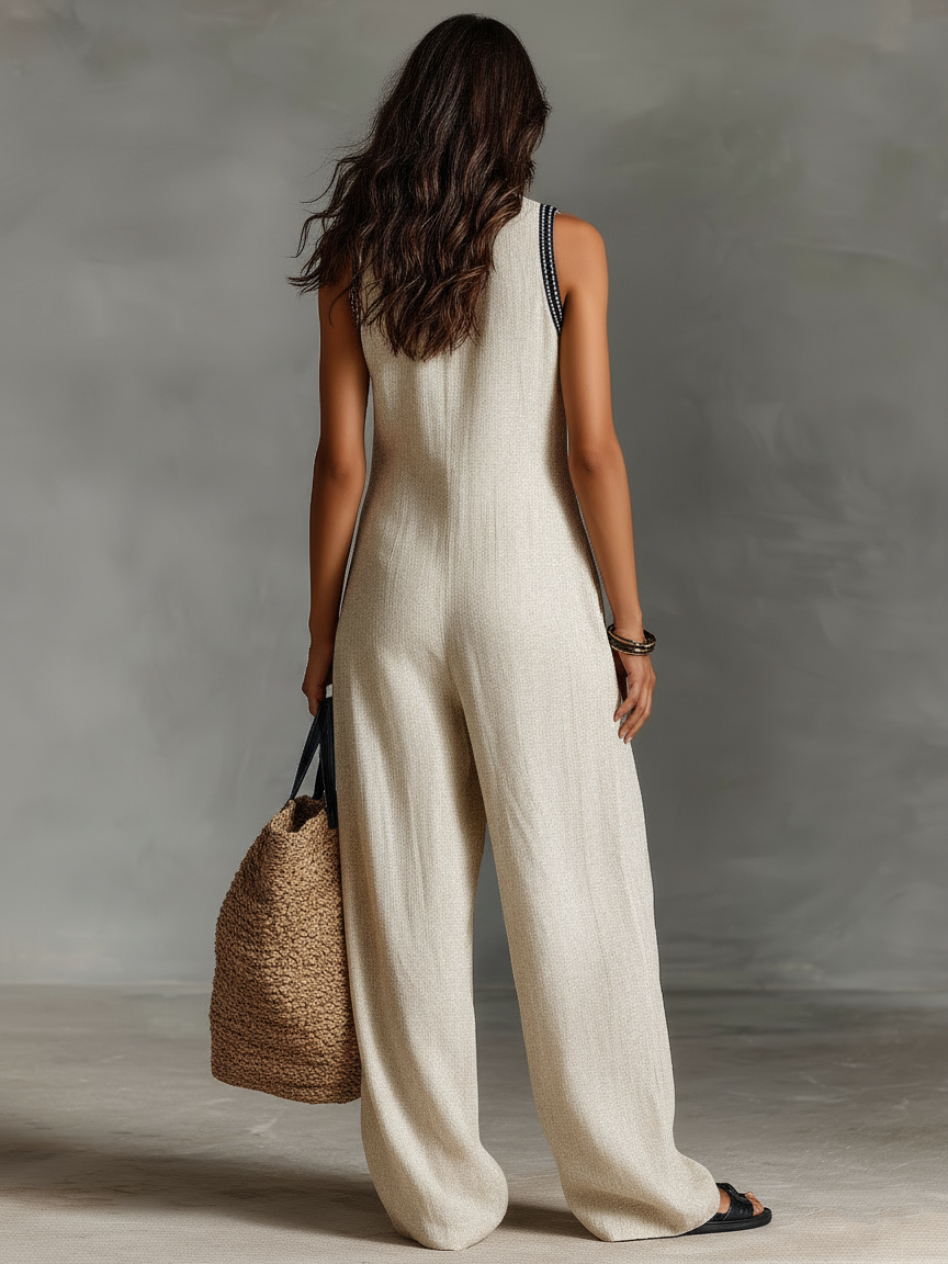 Clémence | Mouwloze jumpsuit
