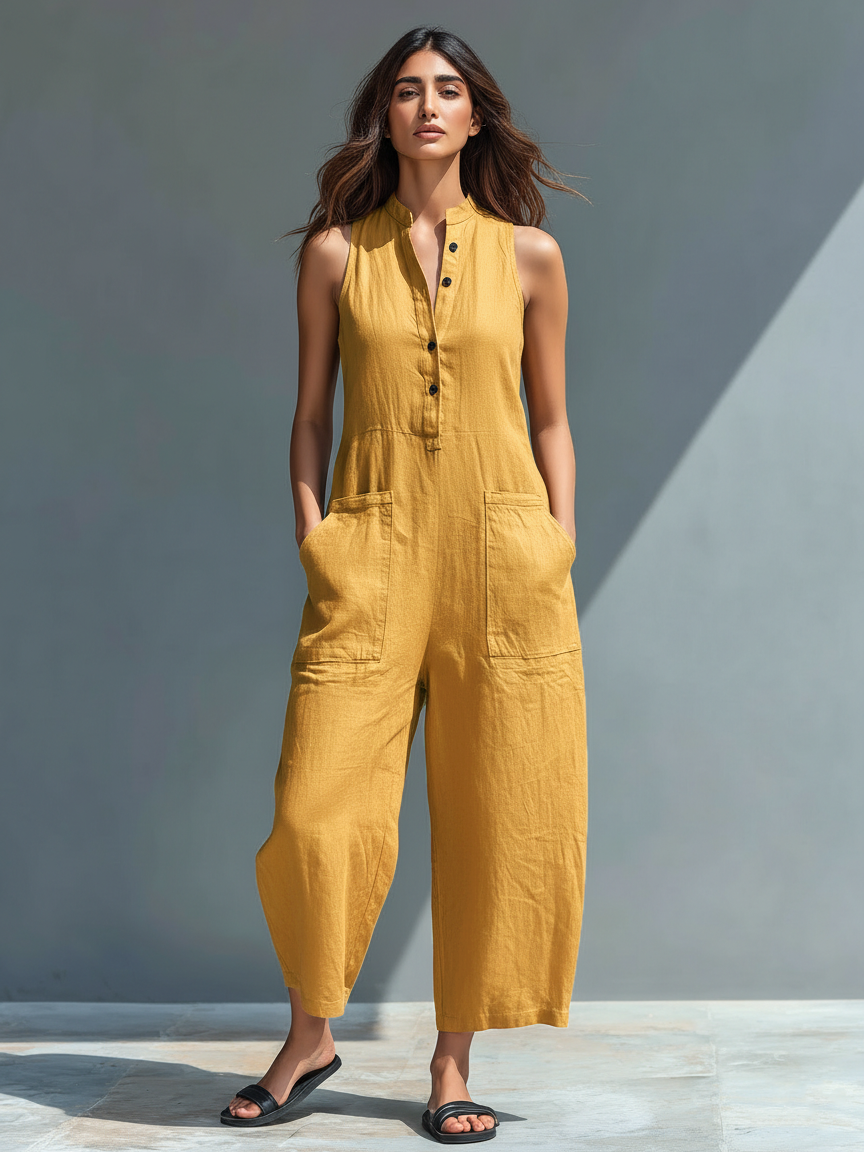 Jade | Mouwloze jumpsuit