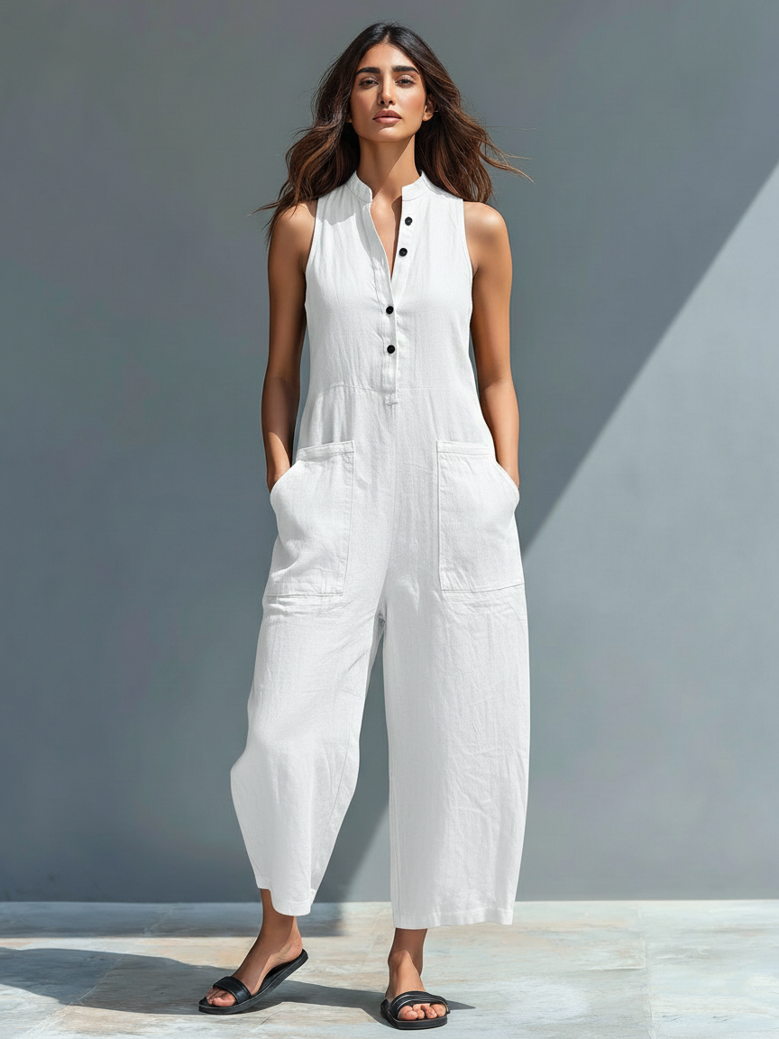 Jade | Mouwloze jumpsuit