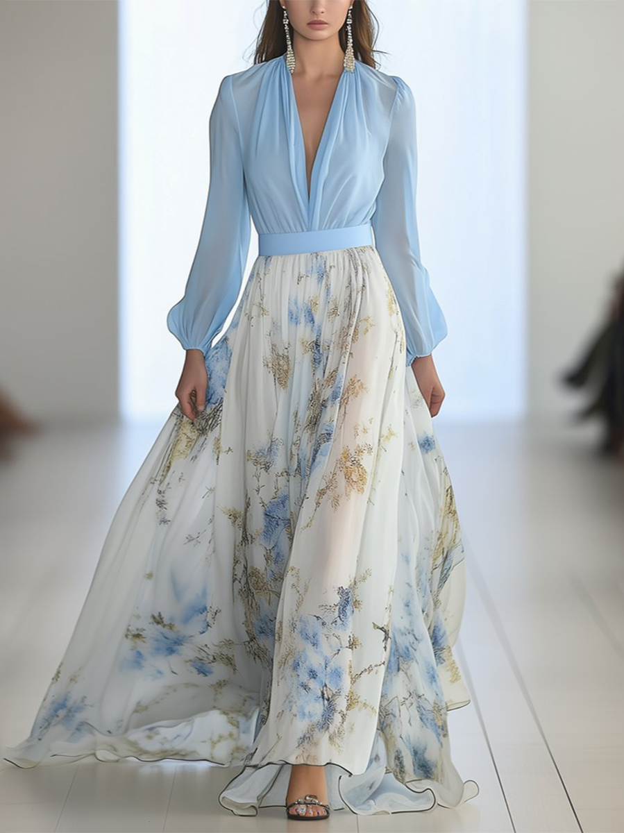 Harper™ | Mooie Maxi Jurk met Bloemenprint