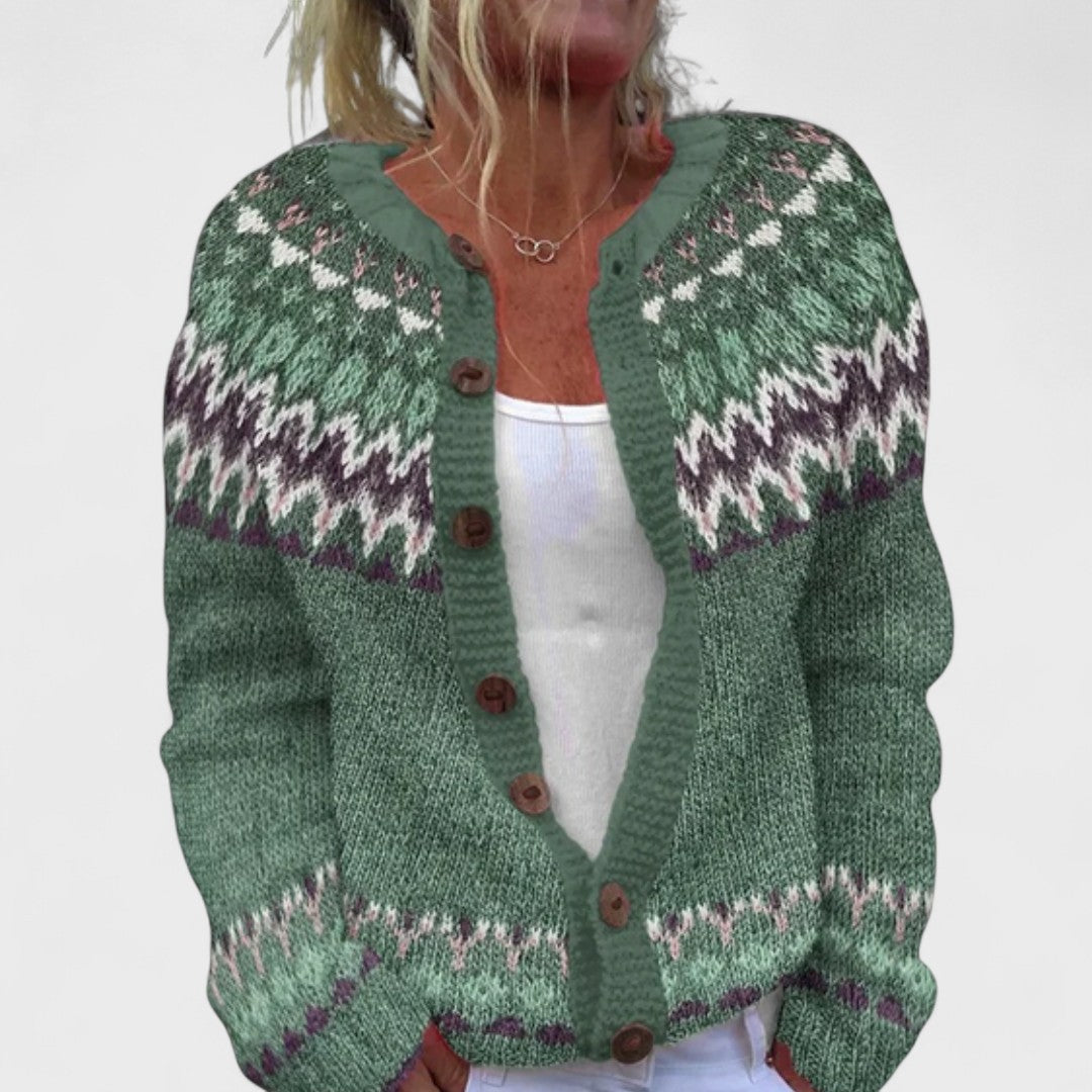 Lianne Grigio Perla – Chic cardigan