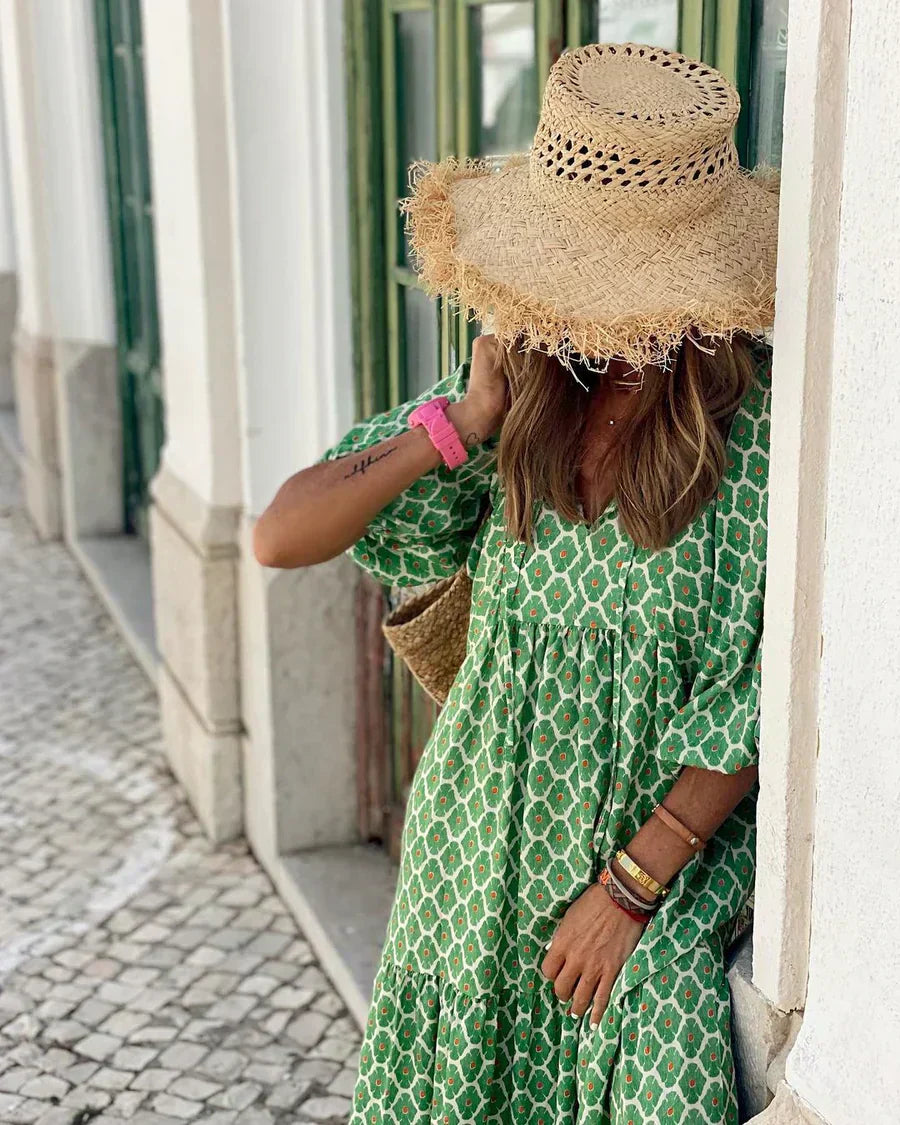 NOMI™ - Lange boho chic jurk
