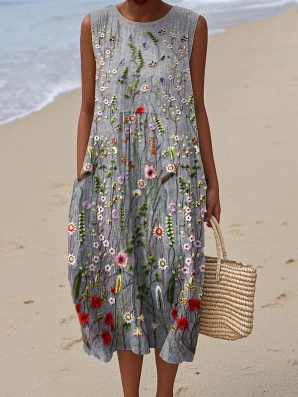 Cara™ Midi-jurk Wildflower
