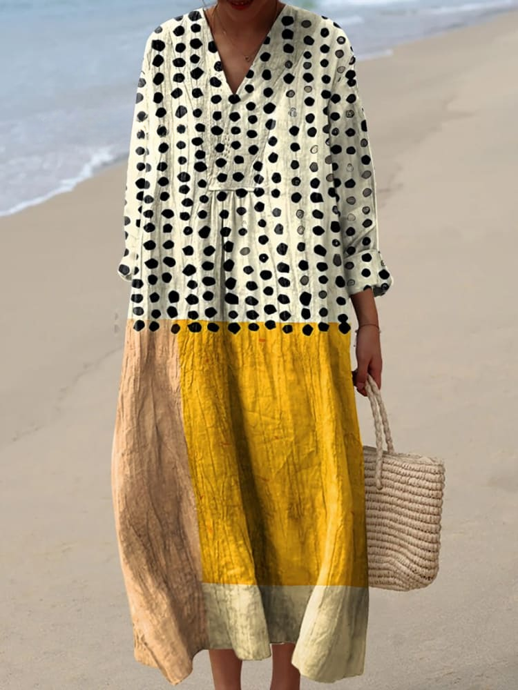 Jocelyn - Patroond Zomerjurk