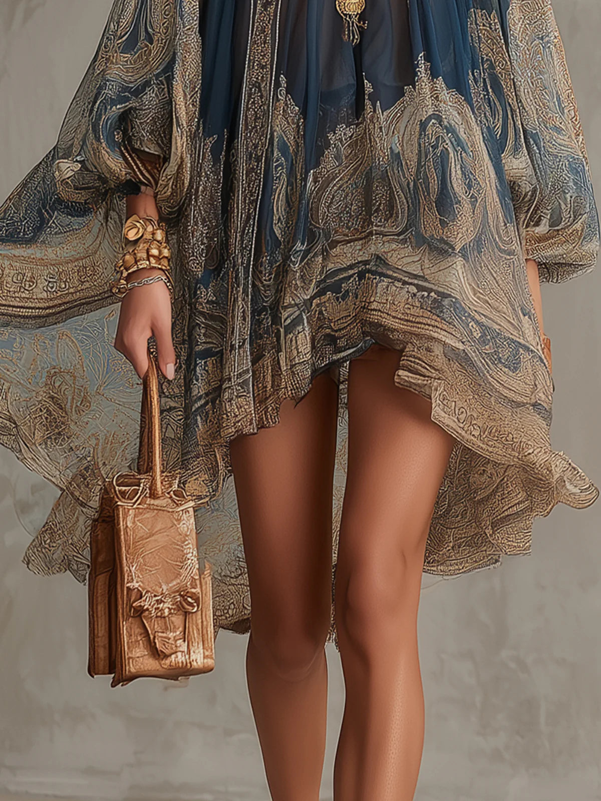 Marianna | Elegante blouse mini-jurk