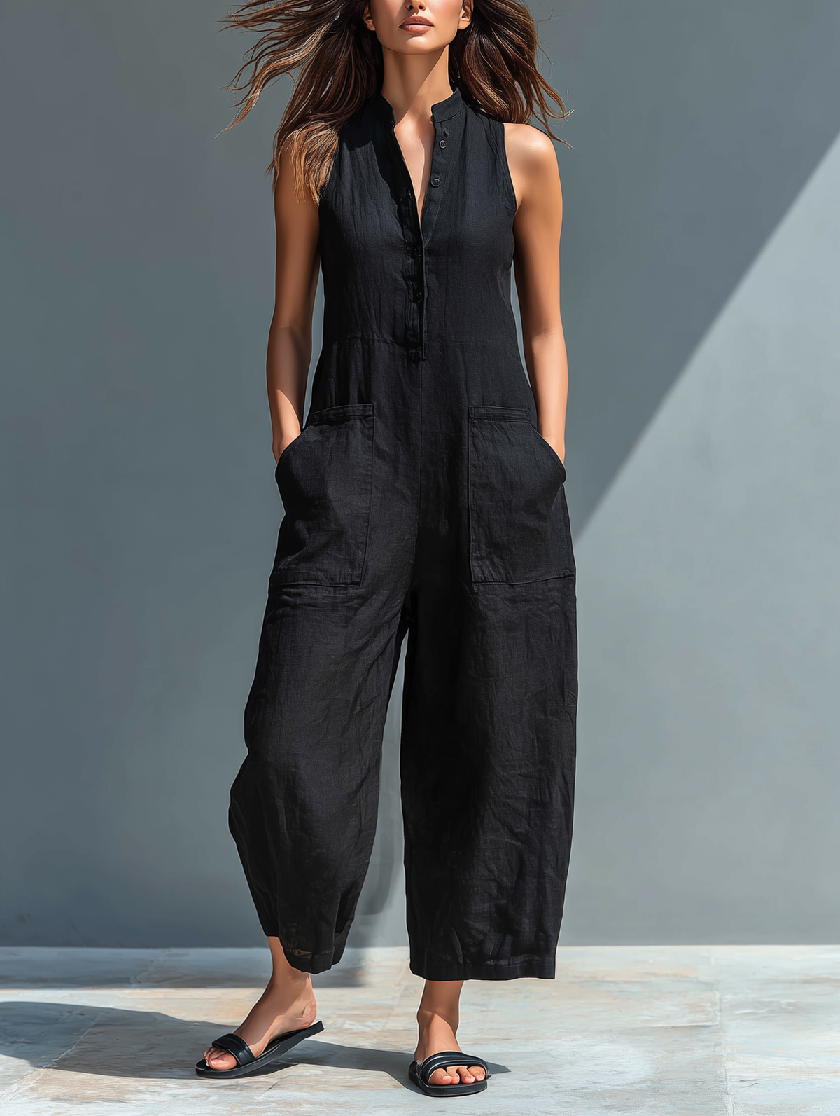 Jade | Mouwloze jumpsuit