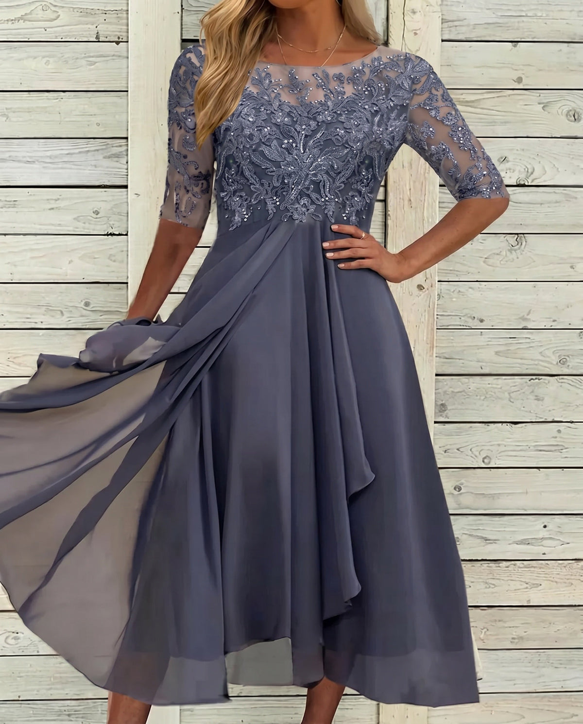 Lace Fall | Elegante kanten jurk