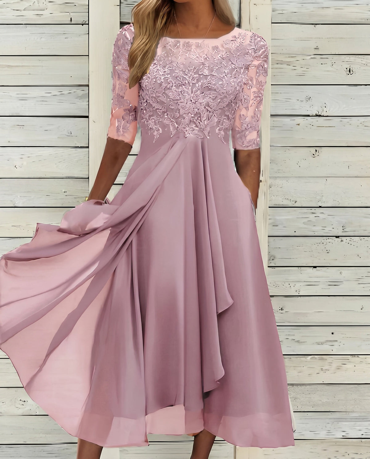 Lace Fall | Elegante kanten jurk