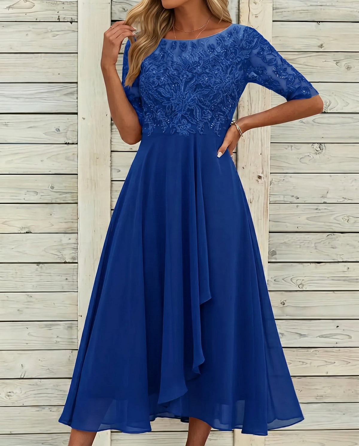 Lace Fall | Elegante kanten jurk