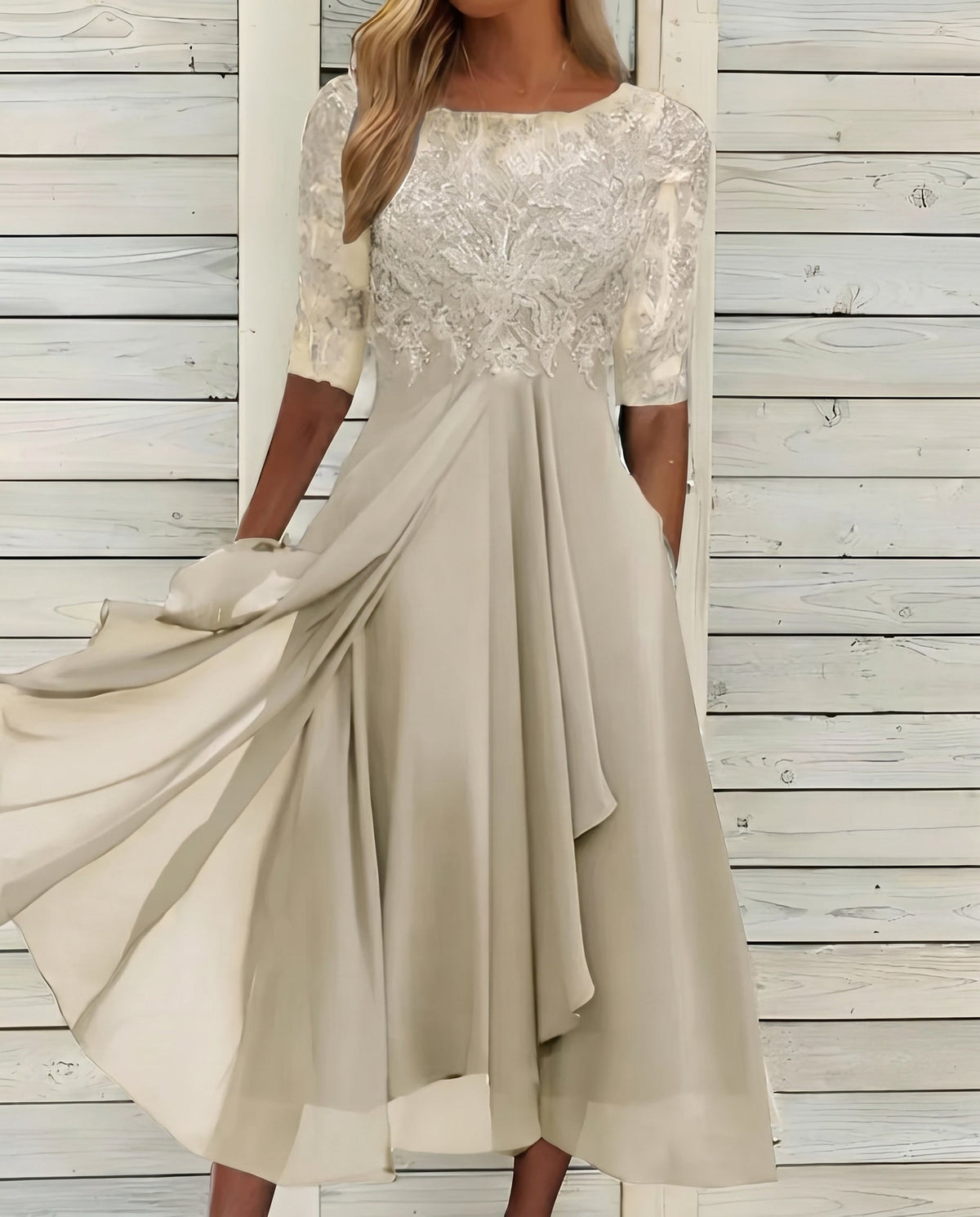 Lace Fall | Elegante kanten jurk