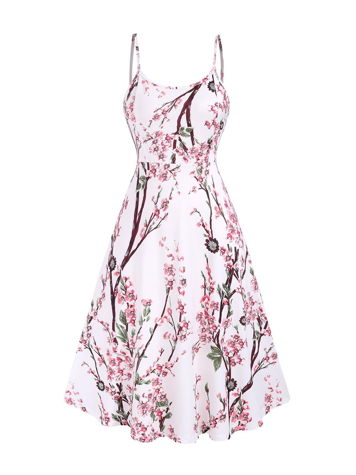Tweedelige set met top en jurk met tie-dyeprint