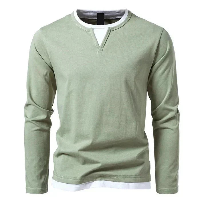 Alwin | Premium Longsleeve van gekamd katoen