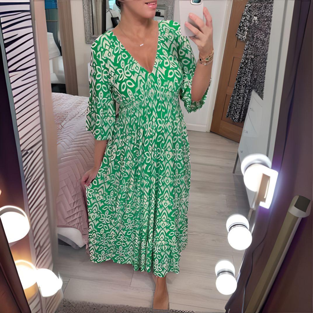 Nerida | Boho Everyday Print Jurk