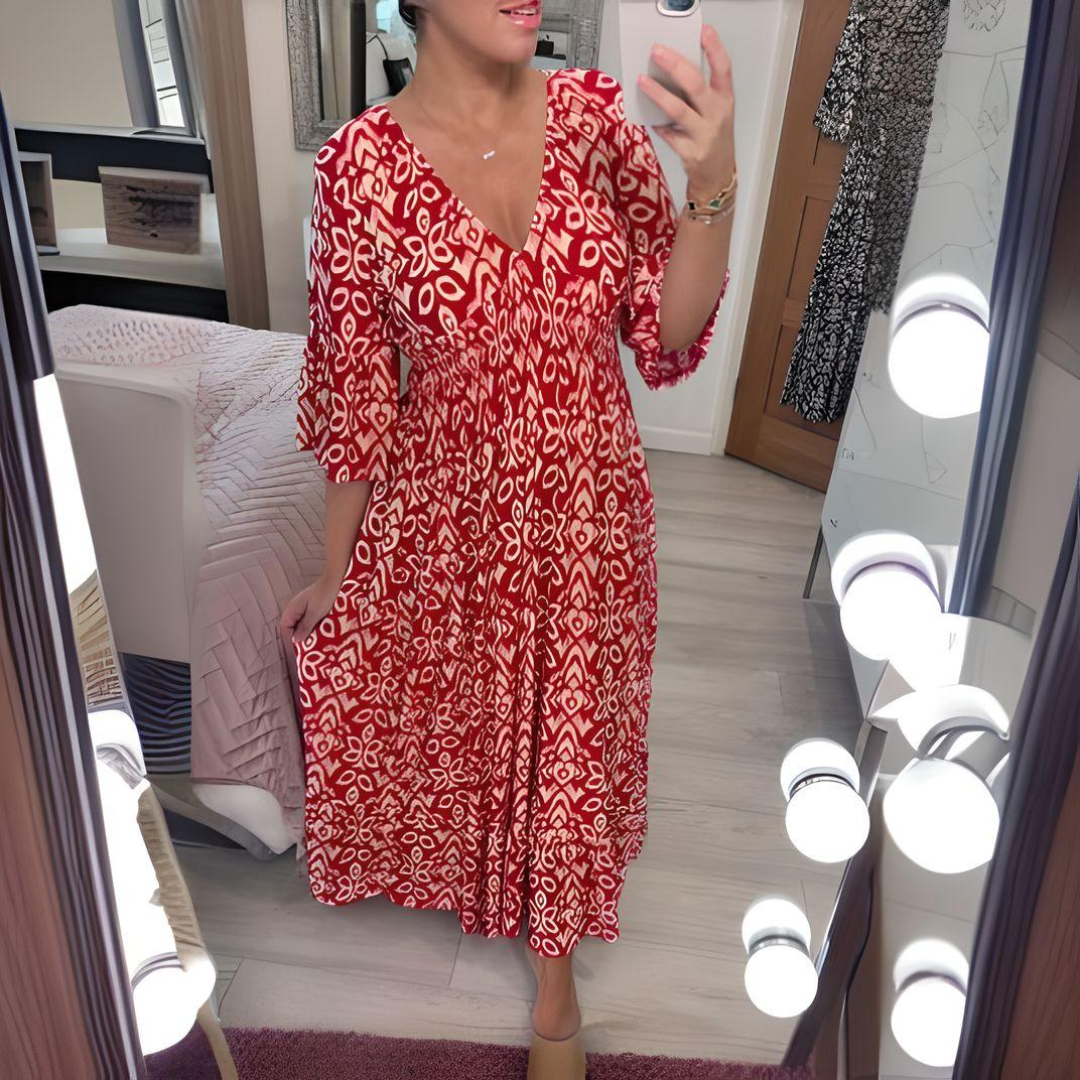 Nerida | Boho Everyday Print Jurk