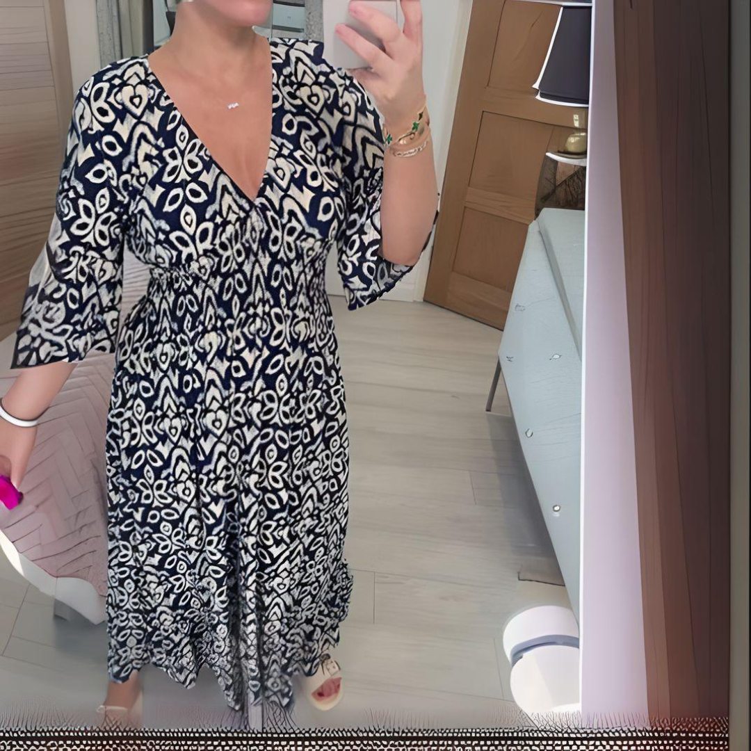Nerida | Boho Everyday Print Jurk