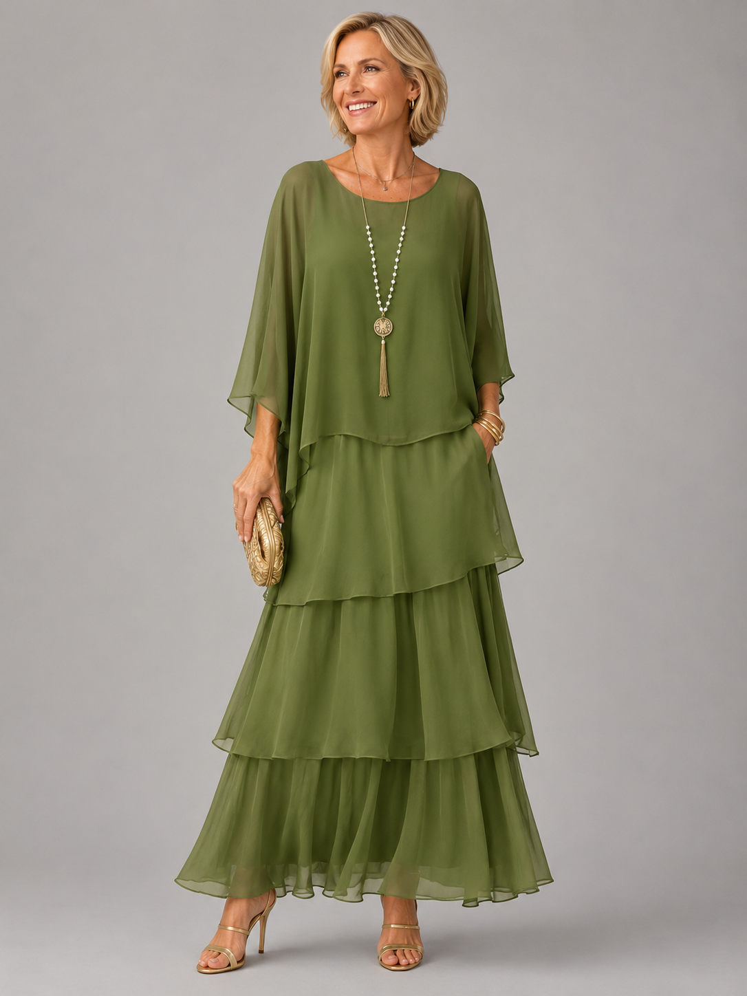 Lara | Elegante vloeiende maxi-jurk
