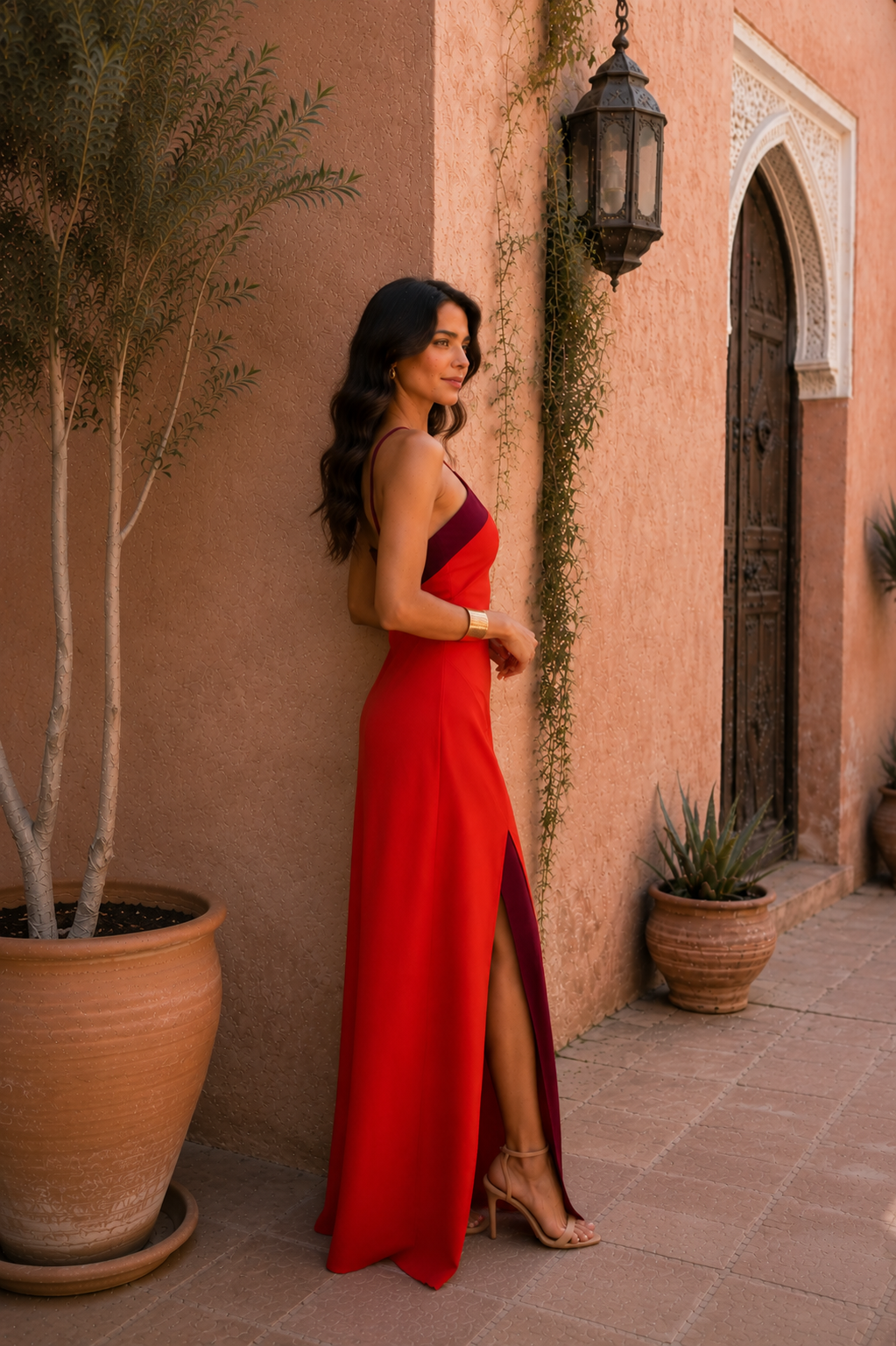 Oasis | Jurk in rood
