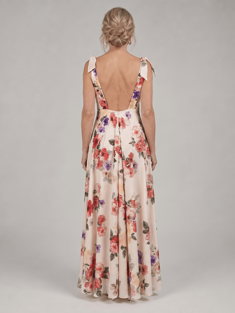 Elarose | Mouwloze Vloeiende Maxi-jurk