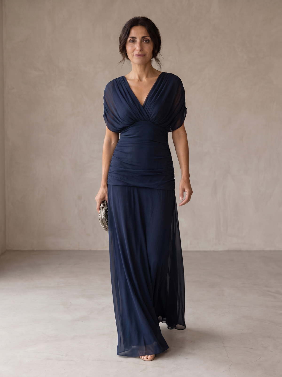 Avery | Elegante Blauwe Jurk