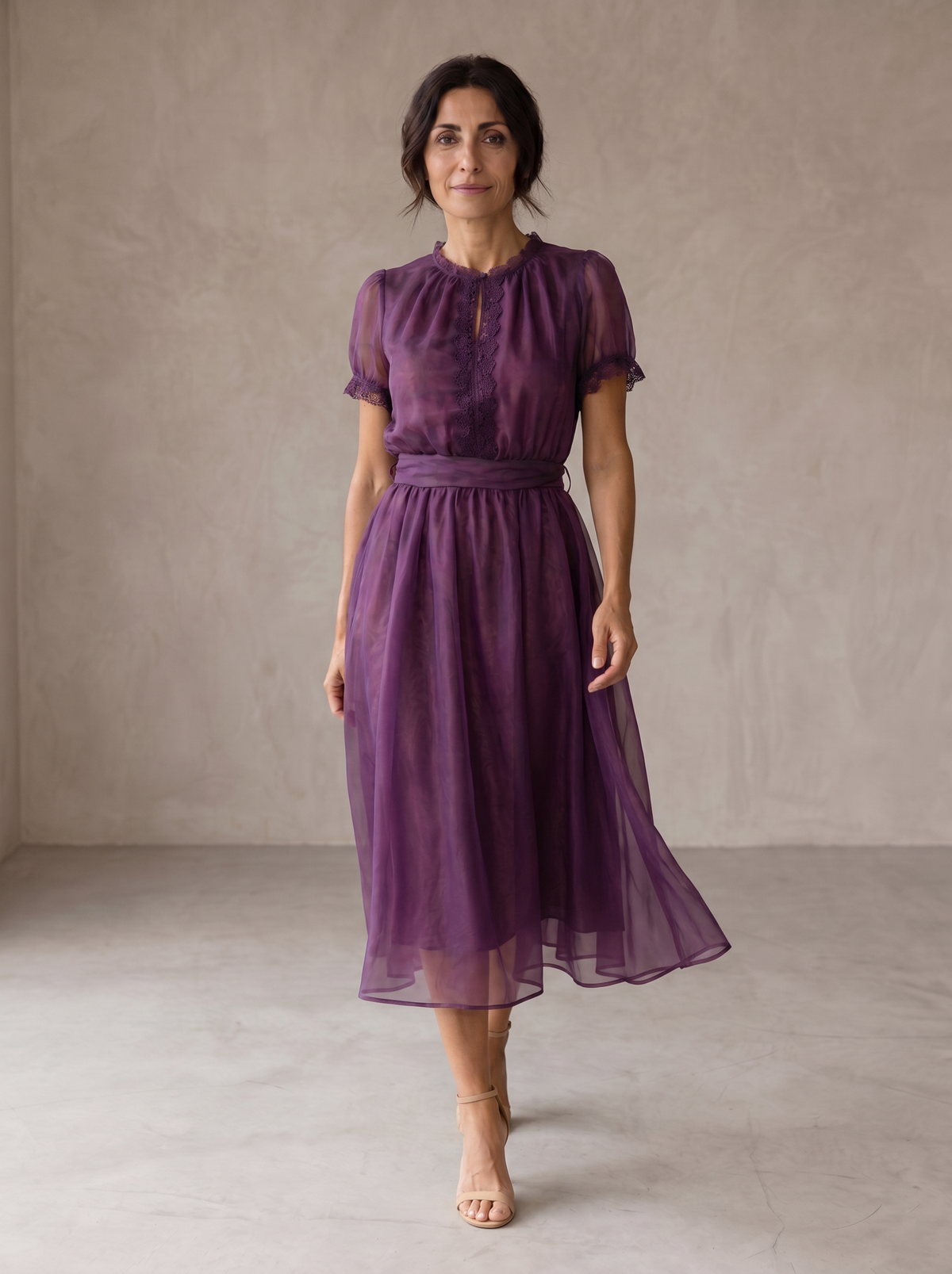 Flavia | Maxi-jurk met Laag Decolleté