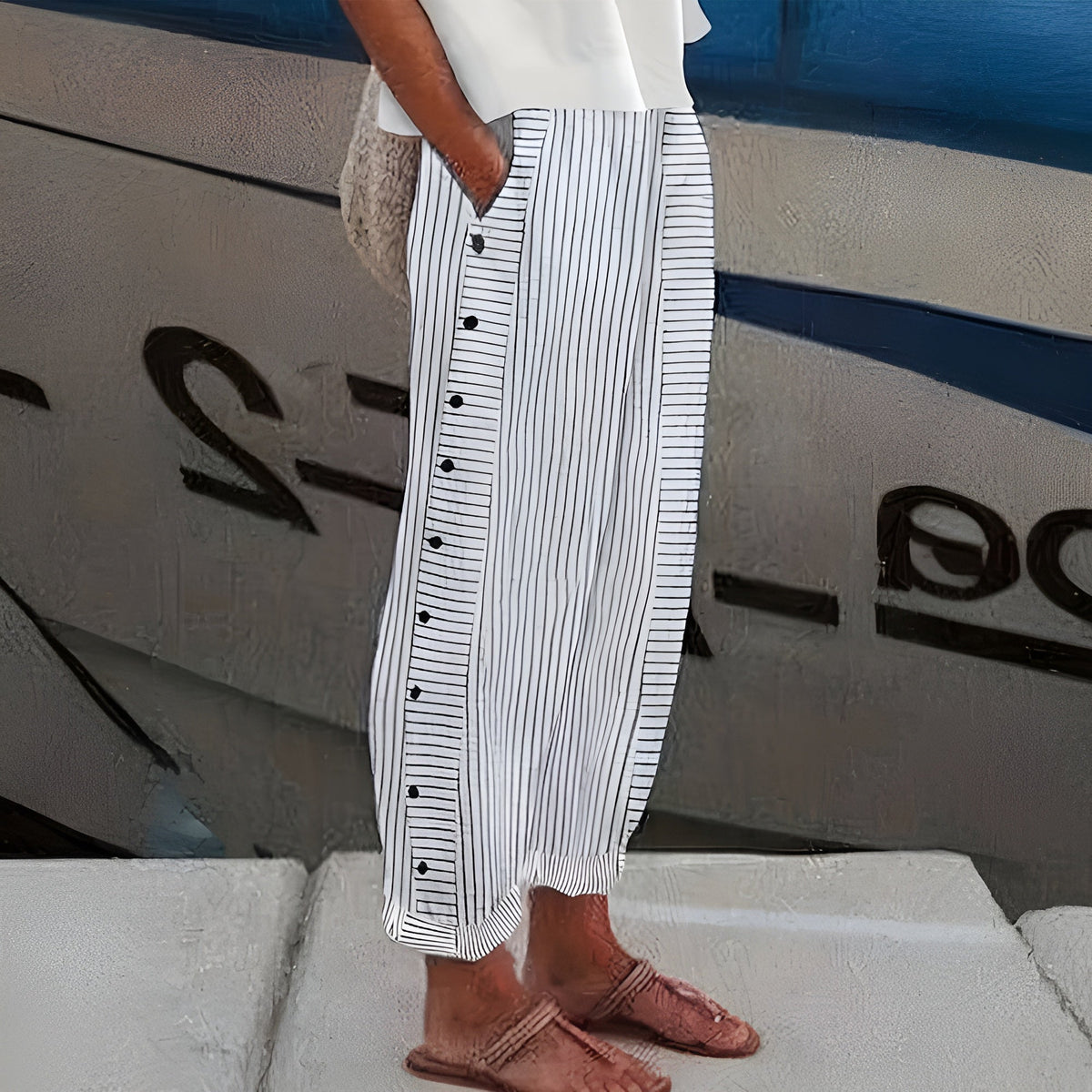 Arvina | lichte zomertrousers