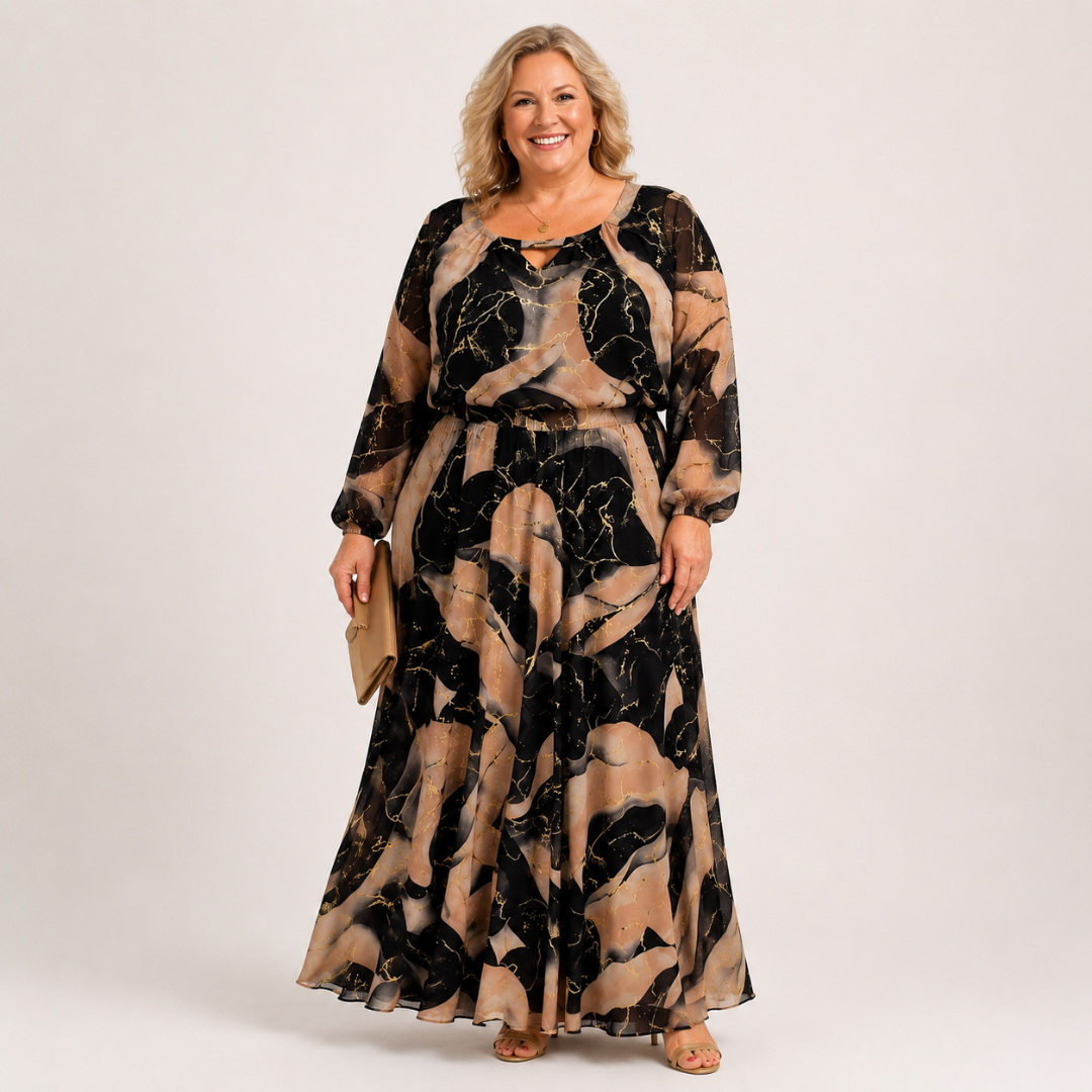 Veronica | Elegante maxi-jurk met bloemen