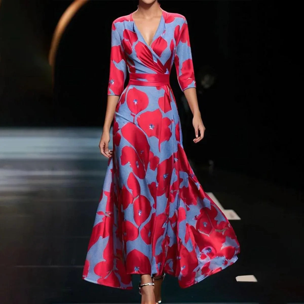 Ysa | Chique Jurk met Bloemenprint