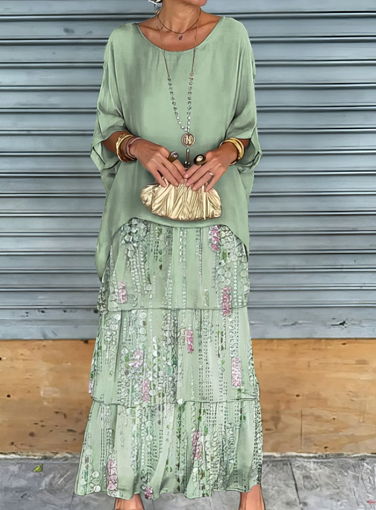 Caroline | Elegante Maxi Jurk Comfortabel voor Alle Gelegenheden