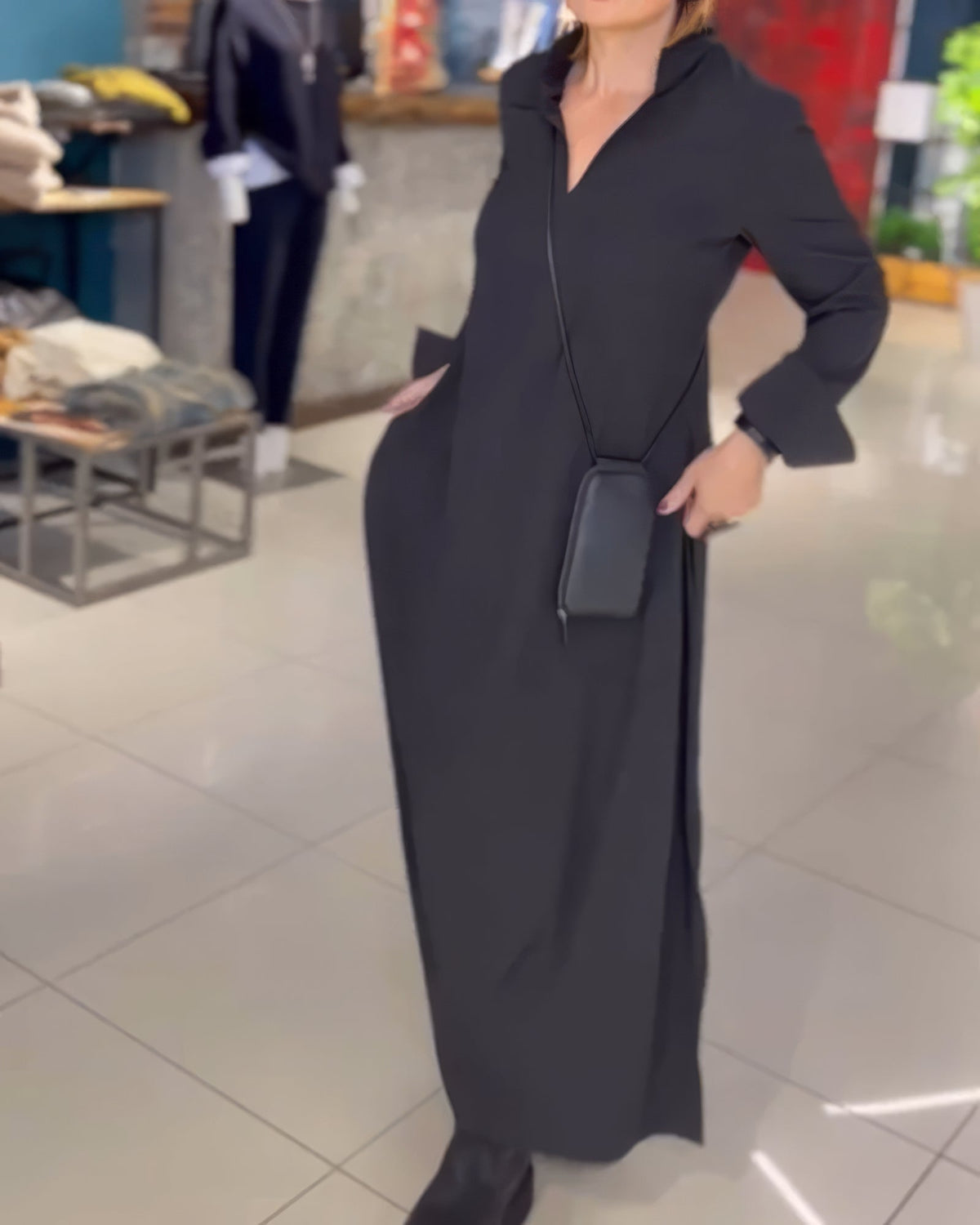CLAUDIA | Elegante en Modieuze Lange Elastische Jurk